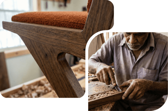 Furniture collection showcase