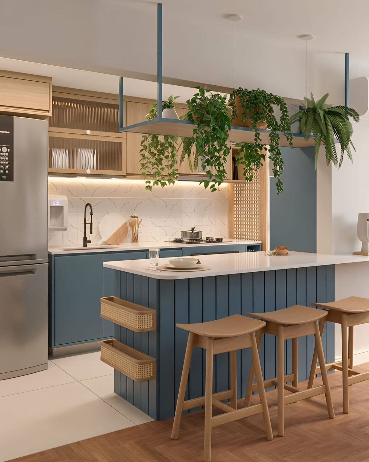 Crafted furniture piece